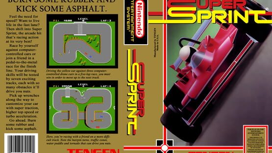 Super Sprint gameplay screenshot