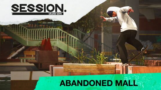 Session: Skate Sim - Abandoned Mall backdrop
