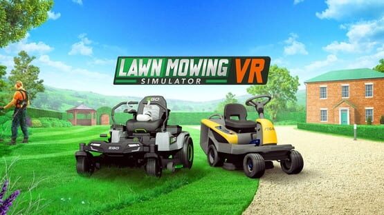 Lawn Mowing Simulator VR gameplay screenshot