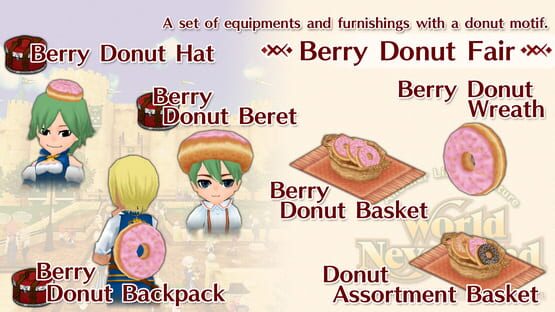 WorldNeverland: Berry Donut Fair gameplay screenshot
