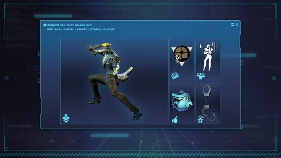 Exoprimal: Zephyr Security Guard Set gameplay screenshot