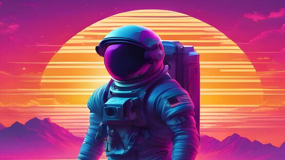OG Puzzlers: Synthwave Astronauts official artwork 1