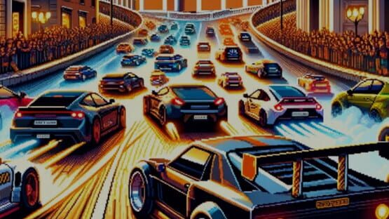 Lawless Racer: 2D Street Racing official artwork 1