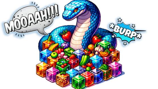 Snekris gameplay screenshot