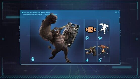 Exoprimal: Roadblock Monster Hunter Set gameplay screenshot