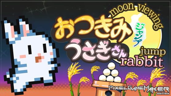Pixel Game Maker Series: Moon Viewing Jump Rabbit gameplay screenshot