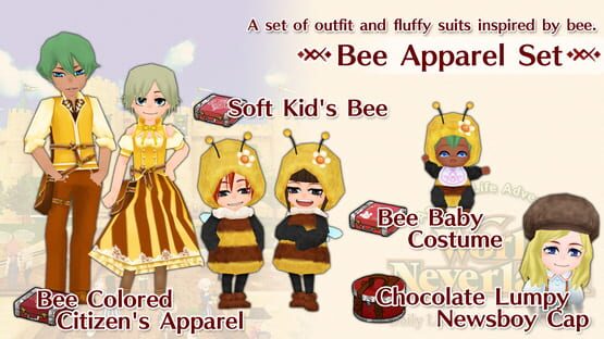 WorldNeverlan: Elnea Kingdom - Bee Apparel Set gameplay screenshot