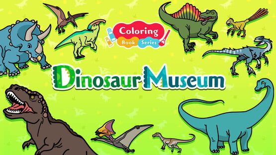Coloring Book Series: Dinosaur Museum official artwork 1