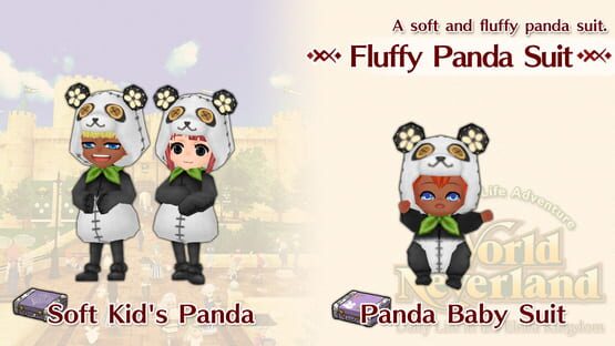 WorldNeverland: Elnea Kingdom - Fluffy Panda Suit gameplay screenshot