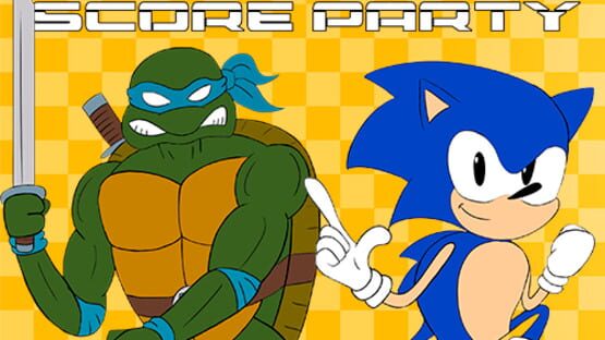 Sonic X TMNT: Score Party official artwork 3