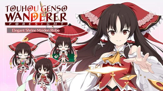 Touhou Genso Wanderer: Foresight - Reimu Hakurei Elegant Shrine Maiden Robe gameplay screenshot