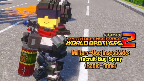 Earth Defense Force: World Brothers 2 - Military-Use Insecticide: Recruit Bug Spray (Rapid-firing) gameplay screenshot