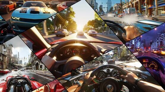 Grand Rush VR: Highway Car Traffic Racing Simulator official artwork 1