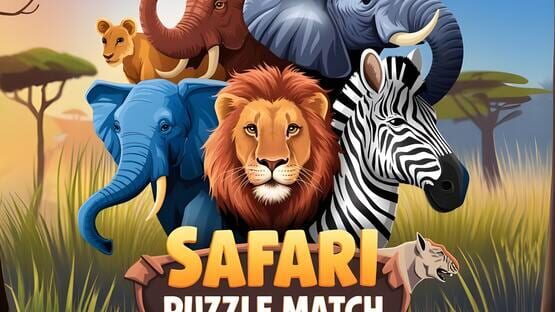 Safari Puzzle Match official artwork 3