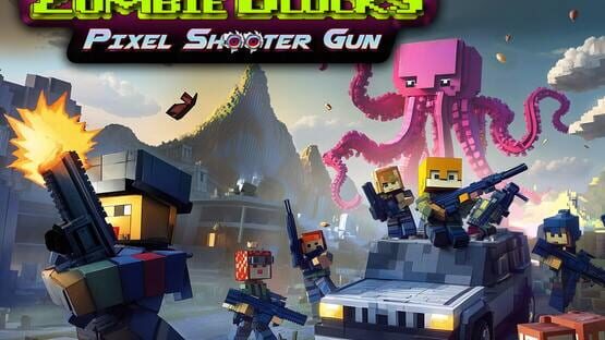 Zombie Blocks: Pixel Shooter Gun official artwork 2