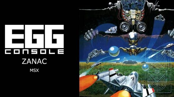 Eggconsole Zanac MSX official artwork 1
