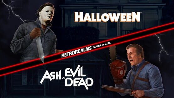 RetroRealms Double Feature: Halloween and Ash vs. Evil Dead - Day One Edition official artwork 1