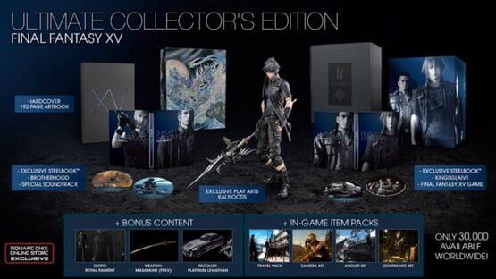 Final Fantasy XV: Ultimate Collector's Edition official artwork 1