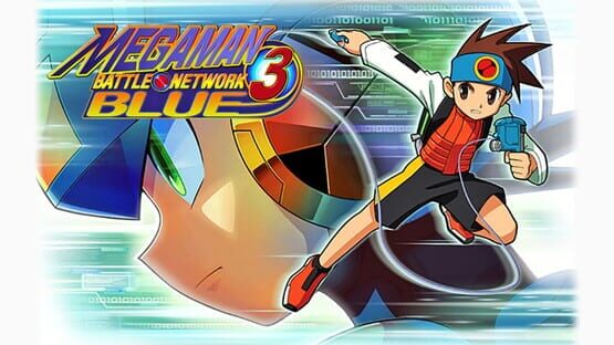 Mega Man Battle Network 3 Blue backdrop
