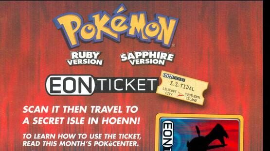 Pokémon Ruby & Sapphire: Eon Ticket gameplay screenshot