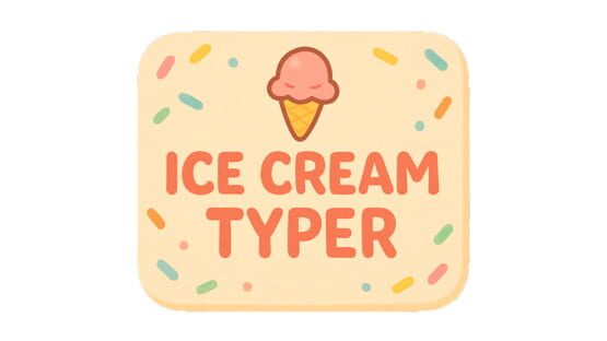 Ice Cream Typer official artwork 2