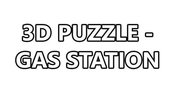 3D Puzzle: Gas Station official artwork 2