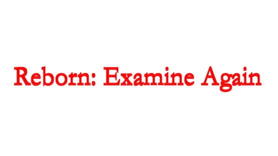 Reborn: Examine Again official artwork 2