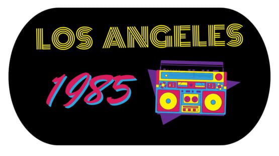 Los Angeles 1985 official artwork 2