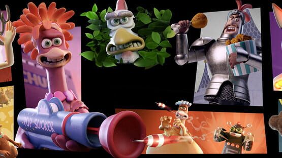 Chicken Run: Eggstraction backdrop
