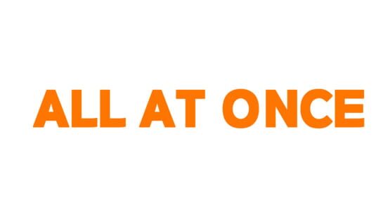 All At Once official artwork 2