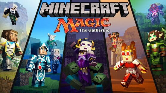 Minecraft X Magic: The Gathering Skin Pack gameplay screenshot