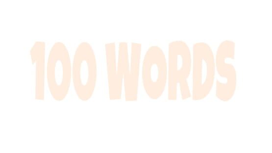 100 Words official artwork 2