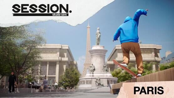 Session: Skate Sim - Paris backdrop