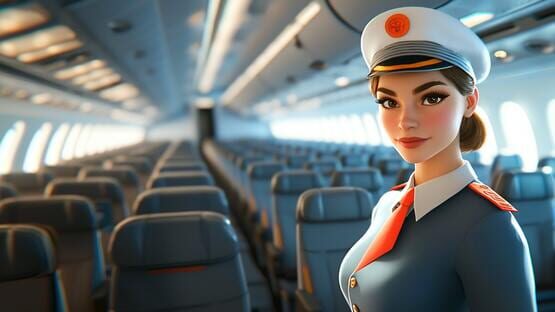 Airline Empire: Stewardess Simulator official artwork 2