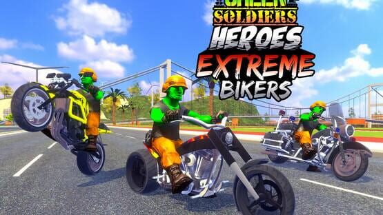 Green Soldiers Heroes: Extreme Bikers official artwork 1