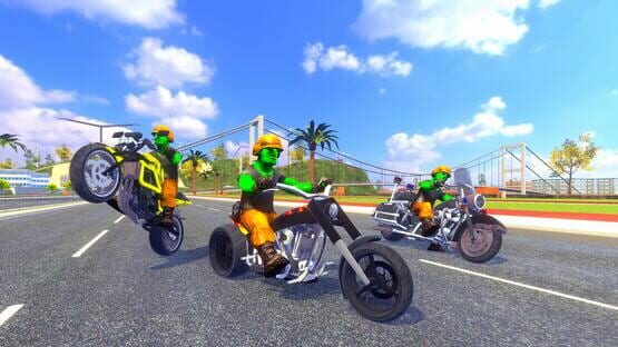 Green Soldiers Heroes: Extreme Bikers official artwork 2