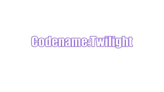 Codename: Twilight official artwork 2