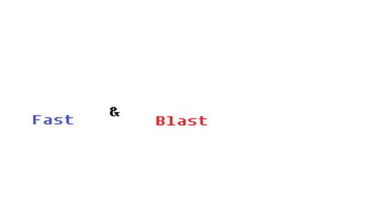 Fast & Blast official artwork 2