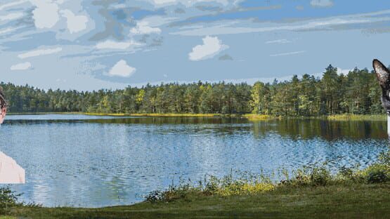 Fishing at the Lake Full of Cats official artwork 1