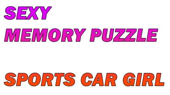 Sexy Memory Puzzle - Sports Car Girl screenshot 3