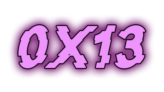 0X13 official artwork 2