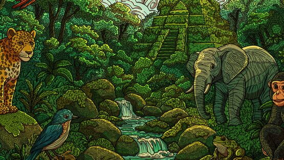 100 Jungle Cats official artwork 1