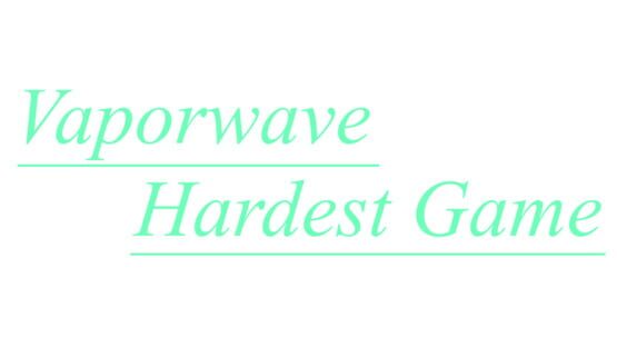 Vaporwave Hardest Game official artwork 2