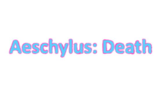 Aeschylus: Death official artwork 2