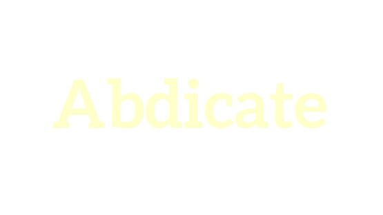 Abdicate official artwork 2