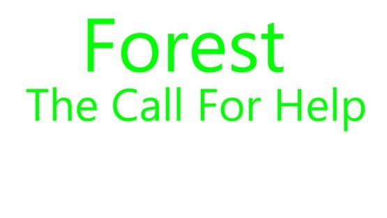 Forest: The Call For Help official artwork 2