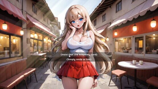 Hentai Novel: Lily is stripping gameplay screenshot