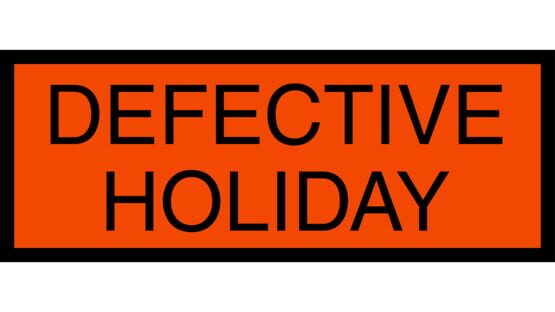 Defective Holiday — 1