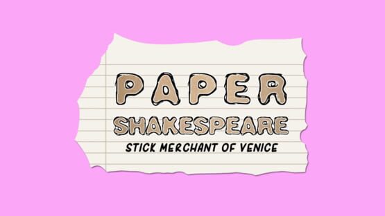 Paper Shakespeare: Stick Merchant of Venice official artwork 1