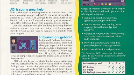 ADI English: 13/14 Years gameplay screenshot
